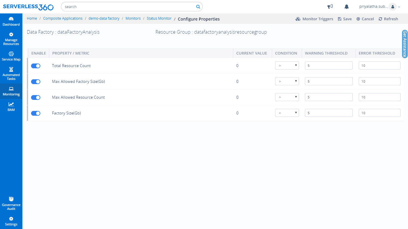 Data Factory Monitoring - Azure Data Factory